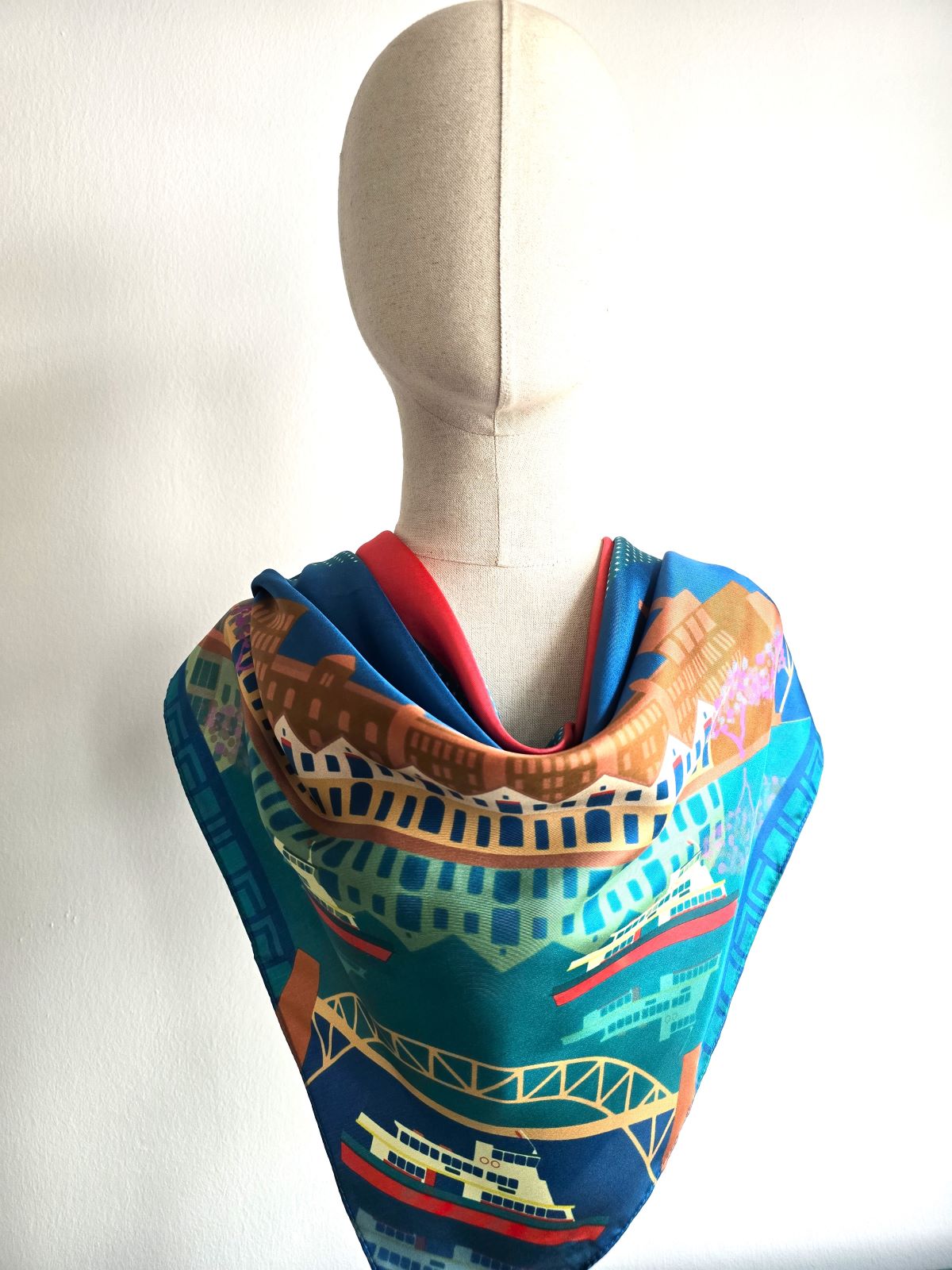 Quay Tales Silk Scarf - Luxury Fashion Accessory for Women, Elegant Gift for Mother's Day, Wedding & Special Occasions