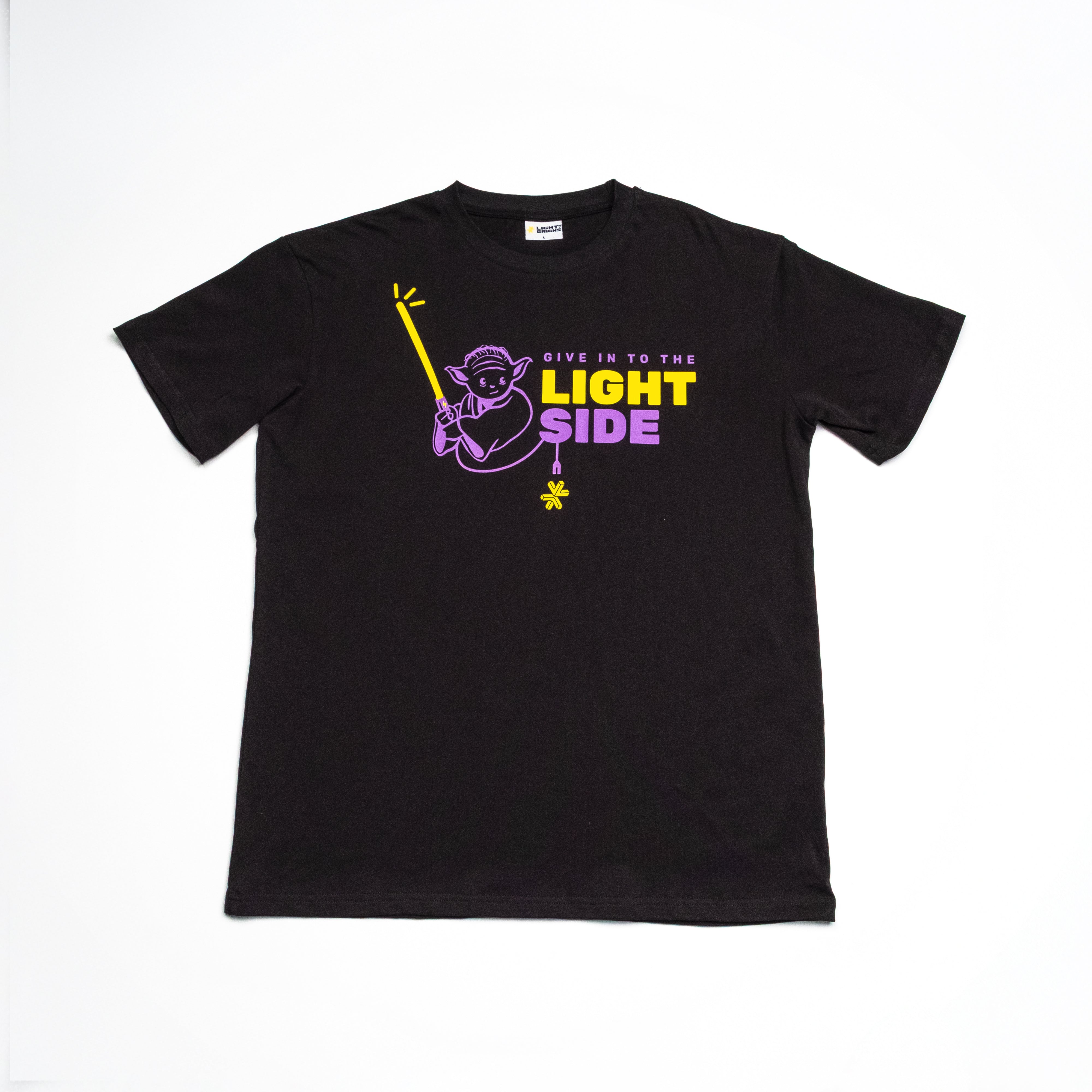 Light My Bricks™ Star Wars Yoda Graphic T-Shirt - Cool Jedi Master Apparel for Fans & Collectors - Perfect for Cosplay, Conventions & Everyday Wear