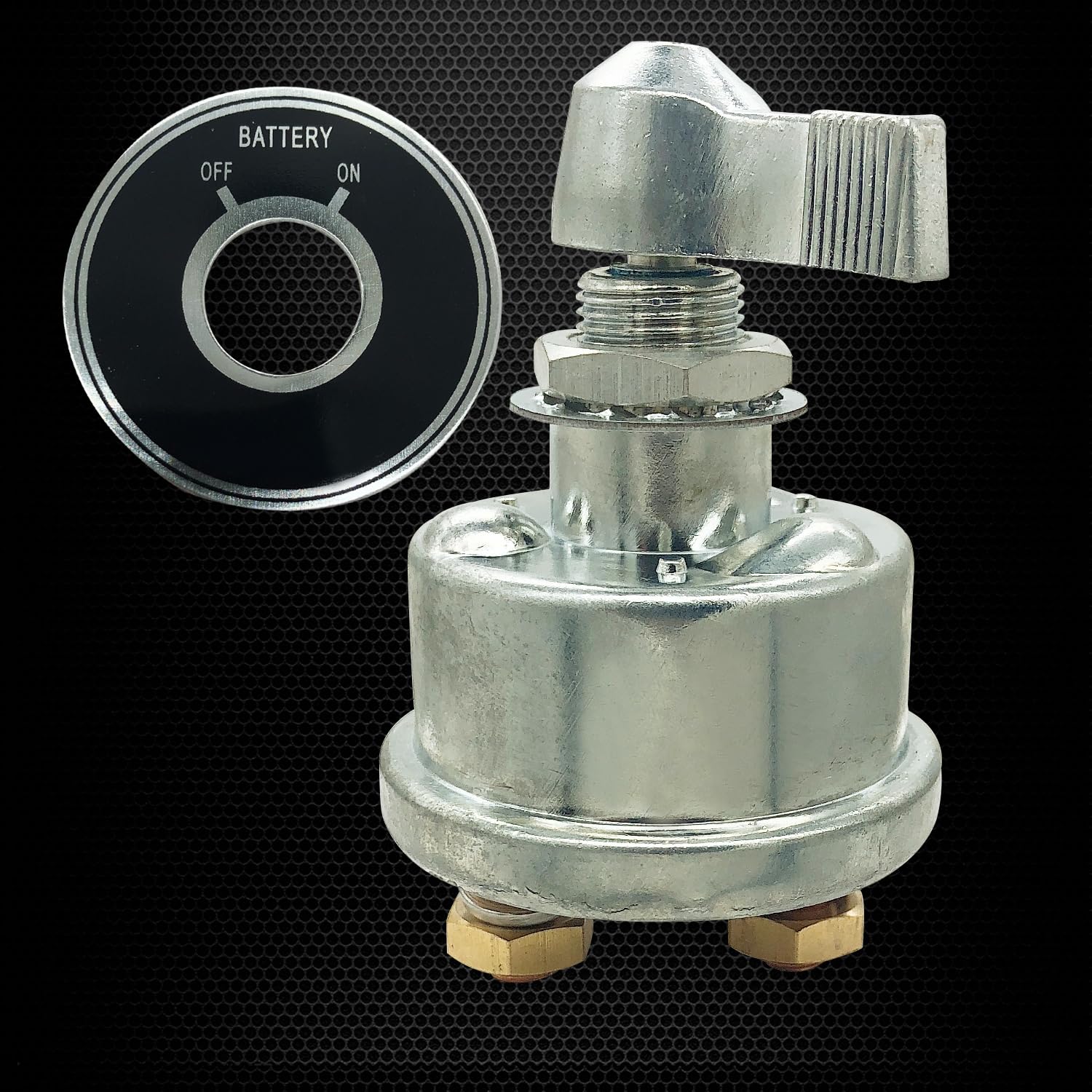 Ampper 12-24V Heavy Duty Battery Disconnect Switch - 200A On/Off Power Cut Isolator for Cars, Trucks, RVs & Boats | Perfect for Vehicle Storage, Maintenance & Emergency Shutoff