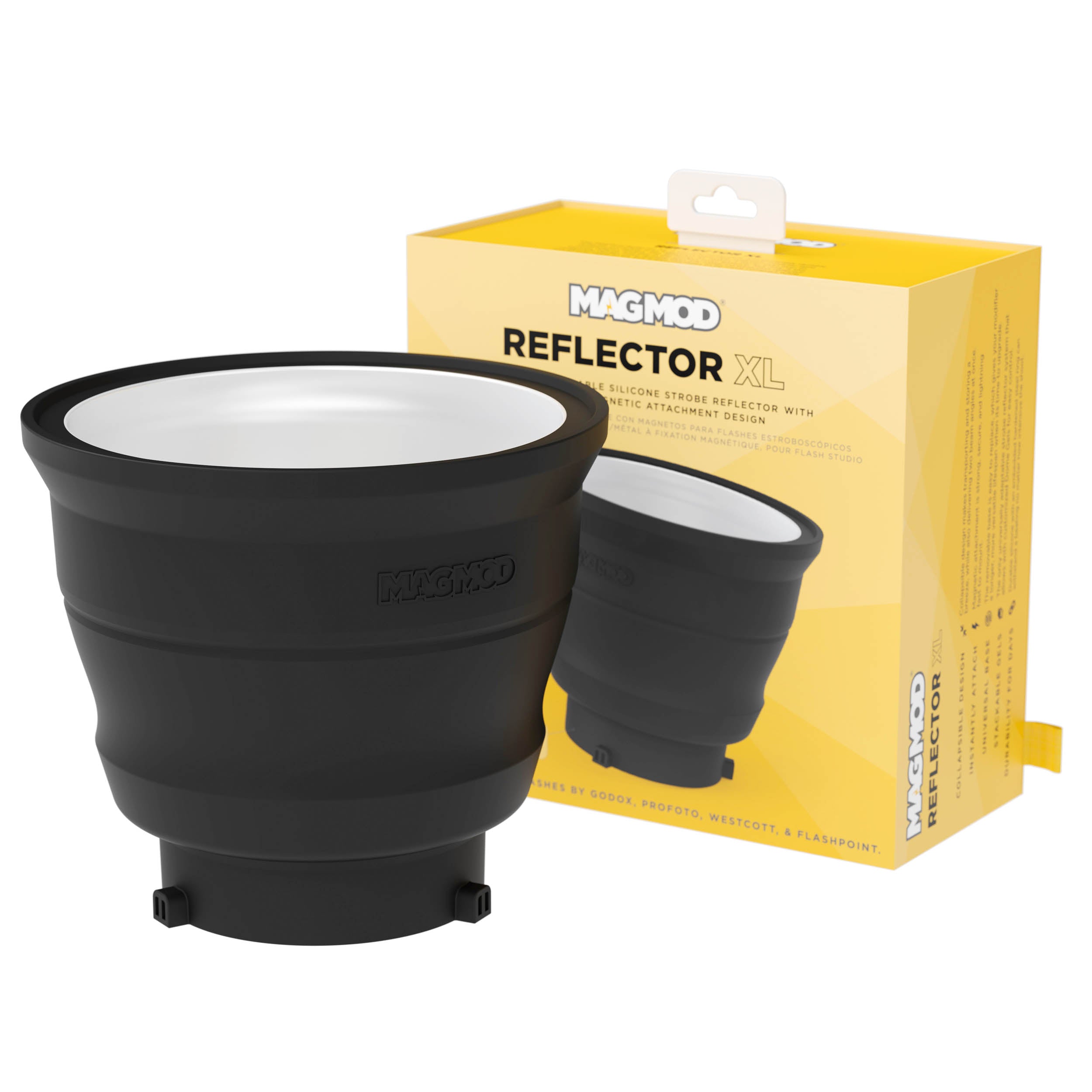 MagMod Reflector XL - Collapsible Magnetic Photography Reflector for Studio & Outdoor Lighting - Perfect for Portraits, Product Shots & Video Production
