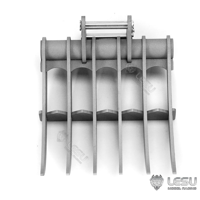 LESU RC 1/14 Scale PC360 Hydraulic Excavator Model - Painted Metal & Unassembled Kit with Protective Fence, LCD Display & Scraper for Construction Simulation & Collector Display