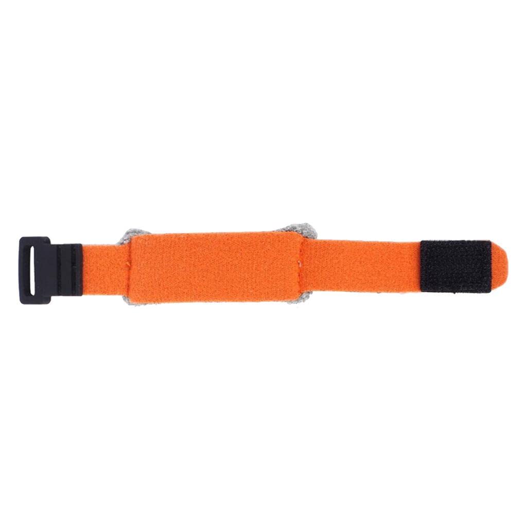Newmind Gear String Muter for 7 String Electric Guitar, Classical Guitar & Bass - Orange - Reduce String Noise for Smooth Playing During Practice & Live Performances