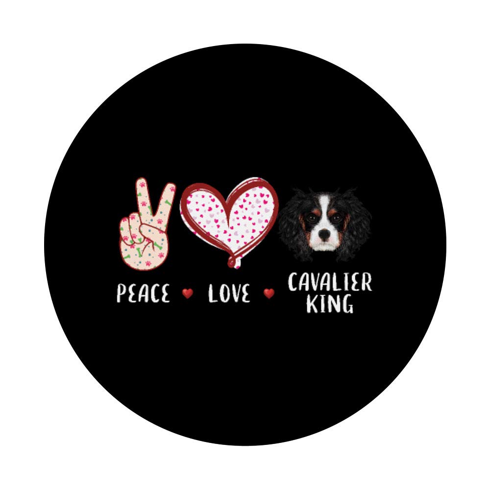 Cavalier King Spaniel PopSockets Grip & Stand for Phones & Tablets - Cute Dog Gifts for Men, Women & Kids - Perfect for Home, Office & Travel Use