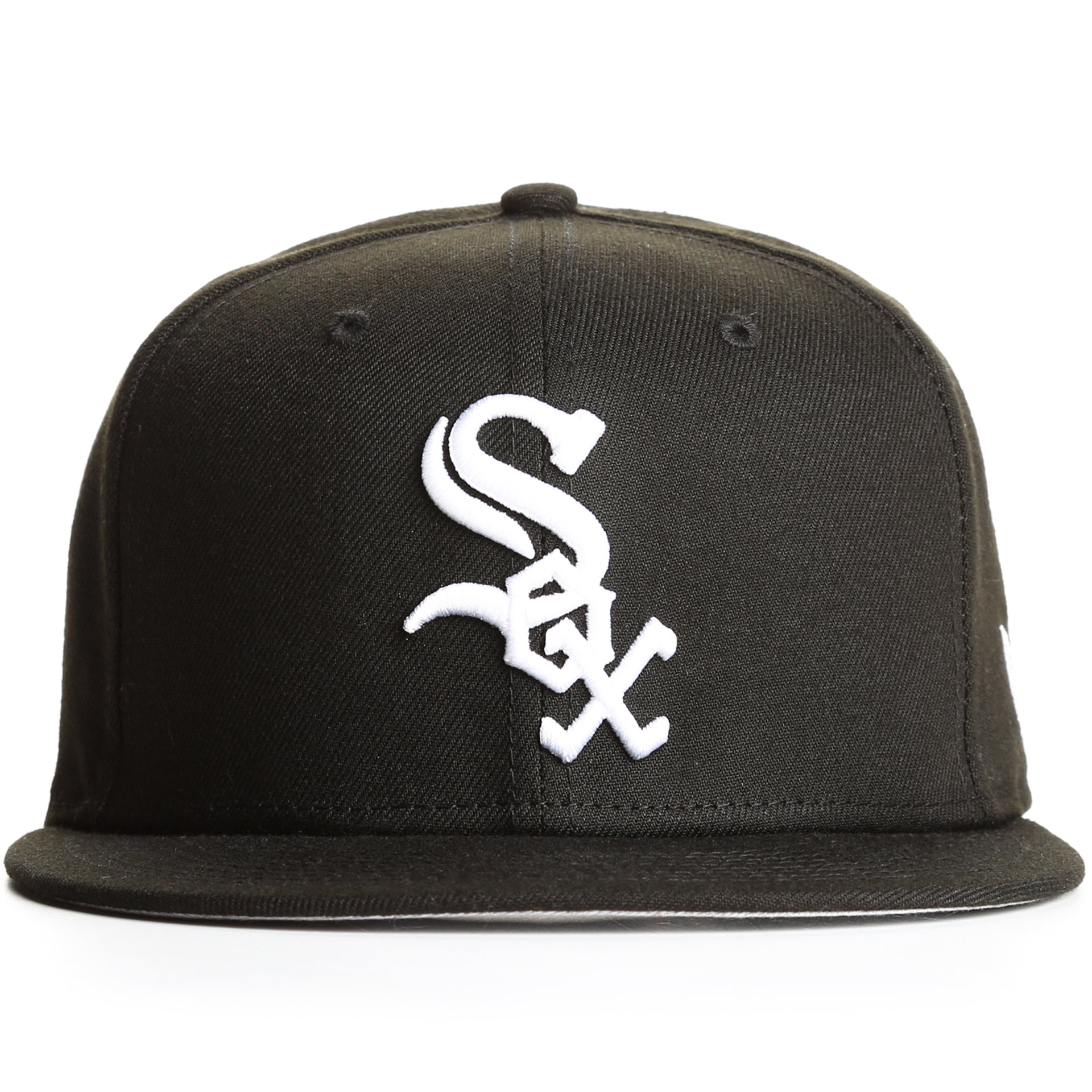 New Era 9Fifty Chicago White Sox Basic Snapback Hat - Black | Adjustable Baseball Cap for Men & Women | Perfect for Sports Fans, Casual Wear & Street Fashion