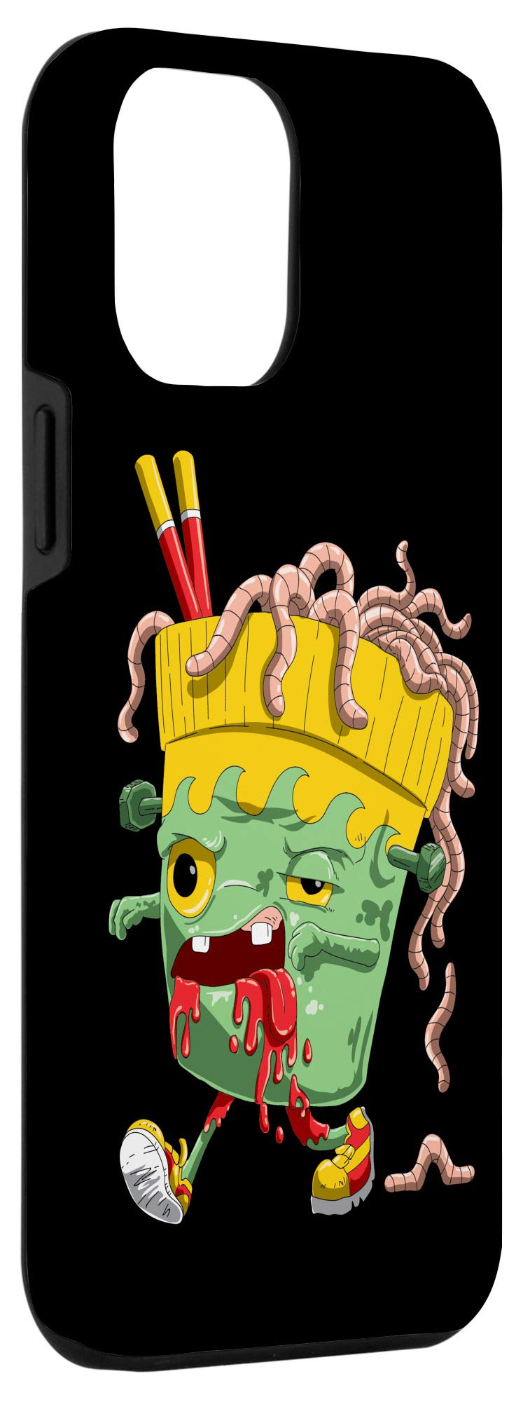 iPhone 12 Pro Max Zombie Ramen Noodles Halloween Case - Funny & Spooky Phone Cover for Costume Parties, Trick or Treat, Cosplay Events