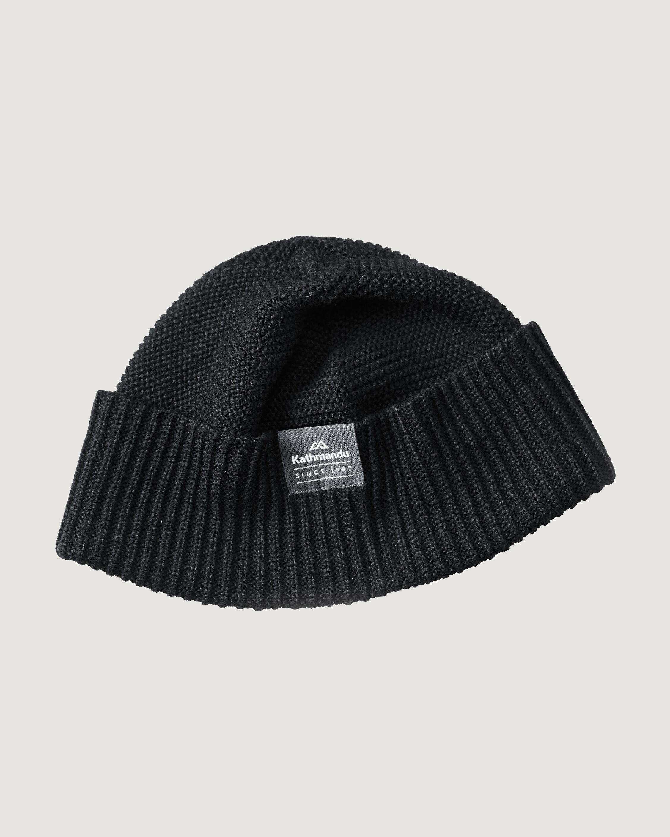 Federate Beanie - Soft Winter Knit Hat for Men & Women - Black - Perfect for Skiing, Hiking, and Cold Weather Outdoor Activities