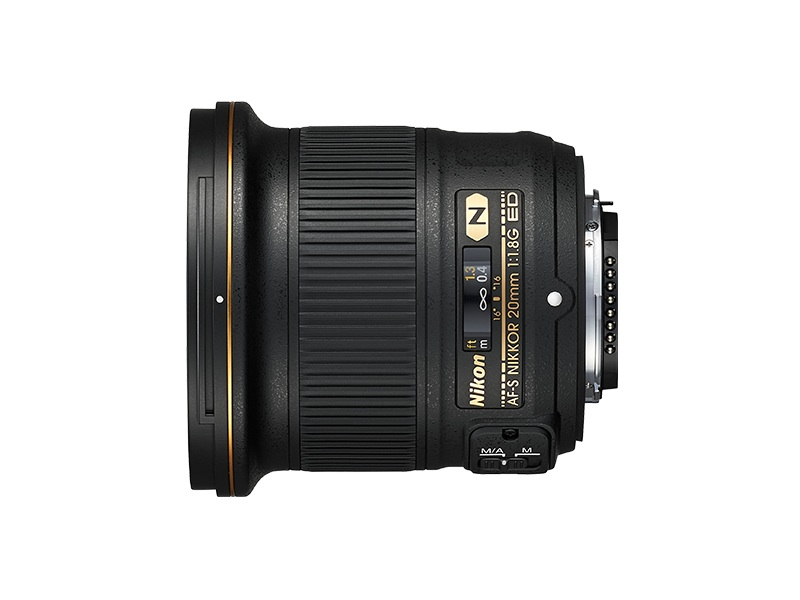 Nikon AF-S NIKKOR 20mm f/1.8G ED Wide-Angle Prime Lens for DSLR Cameras - Perfect for Landscape, Architecture & Low-Light Photography