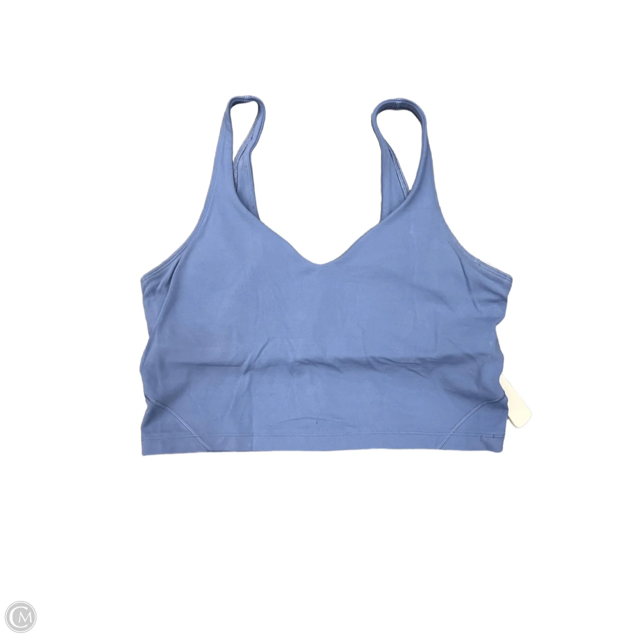 Lululemon Women's Athletic Sports Bra - Medium Support, Blue, Size 12 - Perfect for Yoga, Running & Gym Workouts