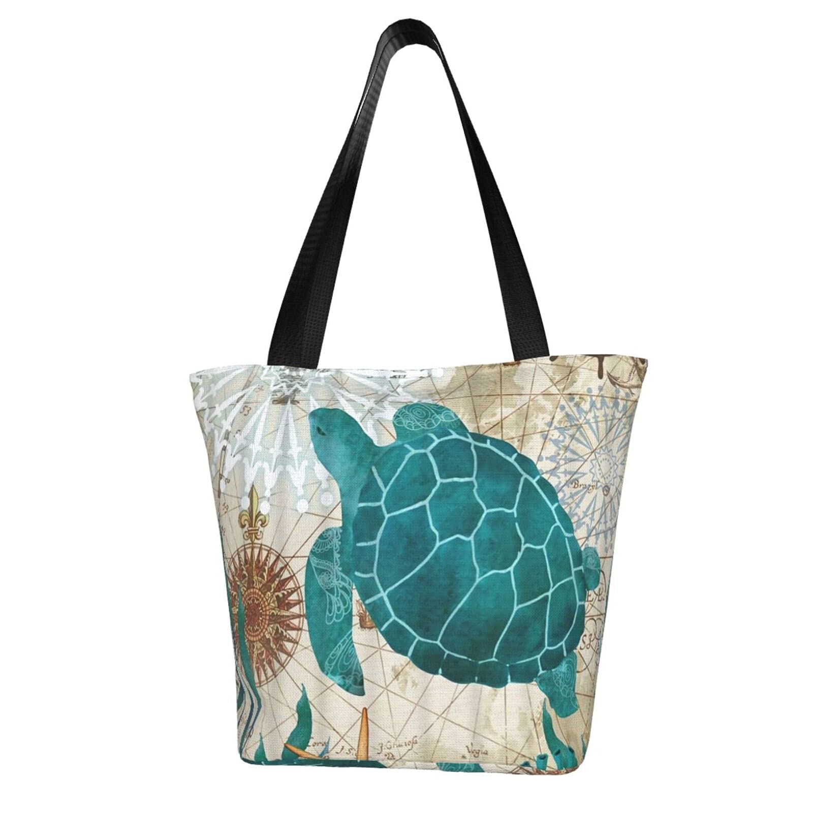 Eco-Friendly Reusable Tote Bag for Women - Large Shopping & Travel Bag for Groceries, Beach & Daily Use
