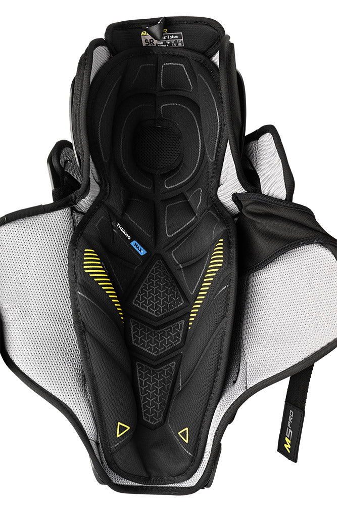 Bauer Supreme M5 Pro Senior Ice Hockey Shin Guards - Protective Gear for Hockey Players - Perfect for Games, Practices & Training