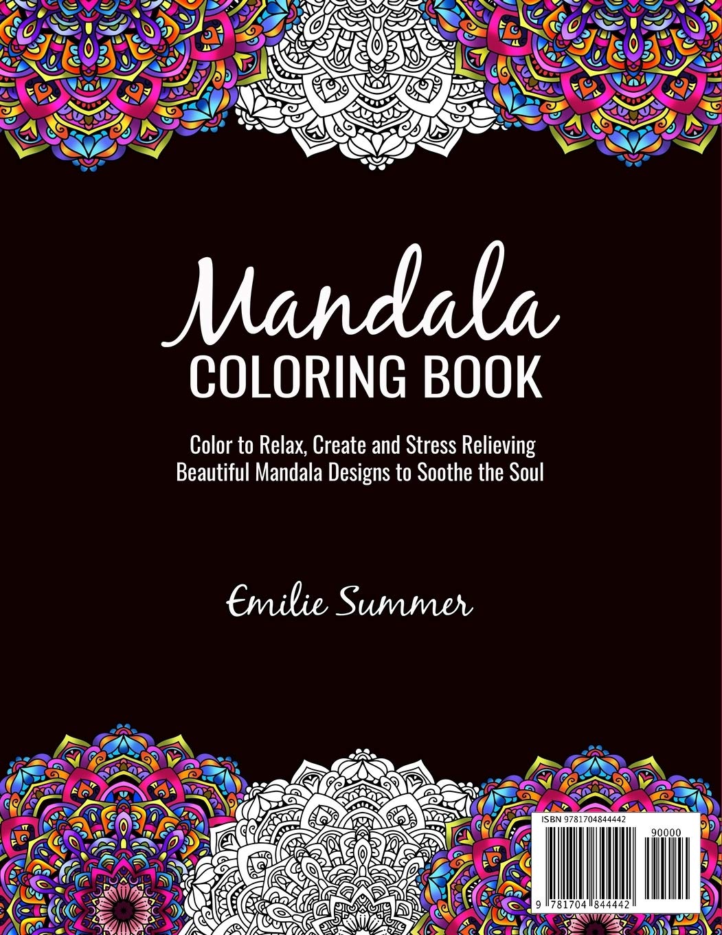 Mandala Coloring Book for Adults - Stress Relieving & Relaxing Art Therapy with Beautiful Intricate Designs | Perfect for Meditation, Mindfulness & Creative Expression