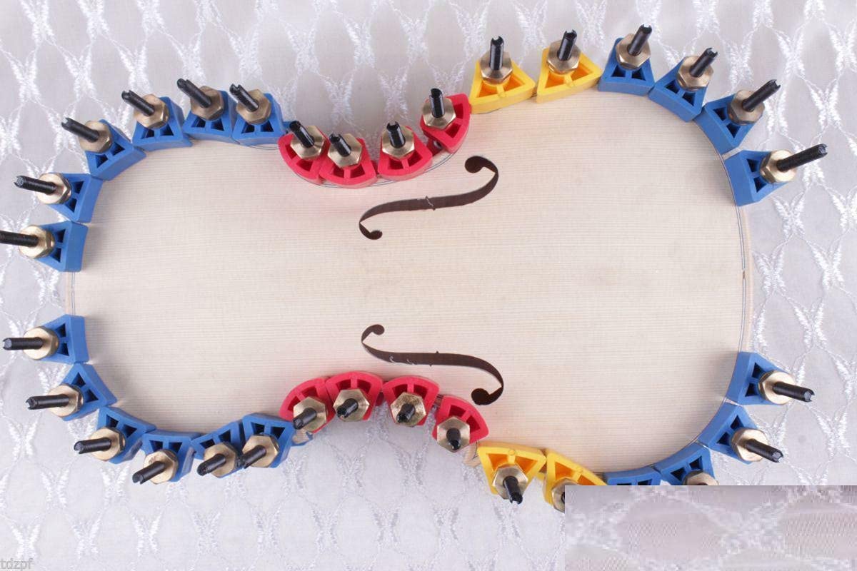 **4/4 Full Size Violin Clamps Set - Professional Luthier Tools for Violin Making & Repair - Perfect for Crafting, DIY Projects & Instrument Maintenance**