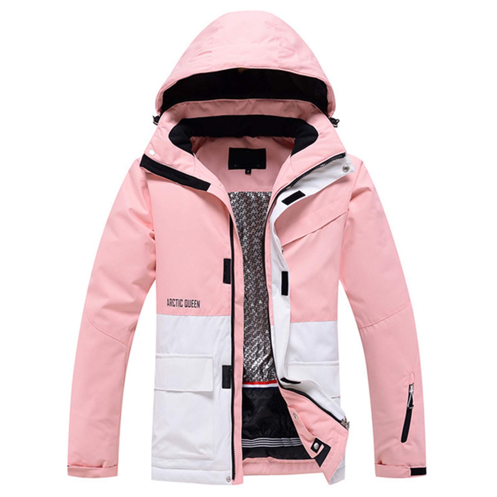 Men's & Women's Waterproof Ski Jacket - Winter Warm Snow Coat with Hood for Skiing, Snowboarding & Outdoor Activities