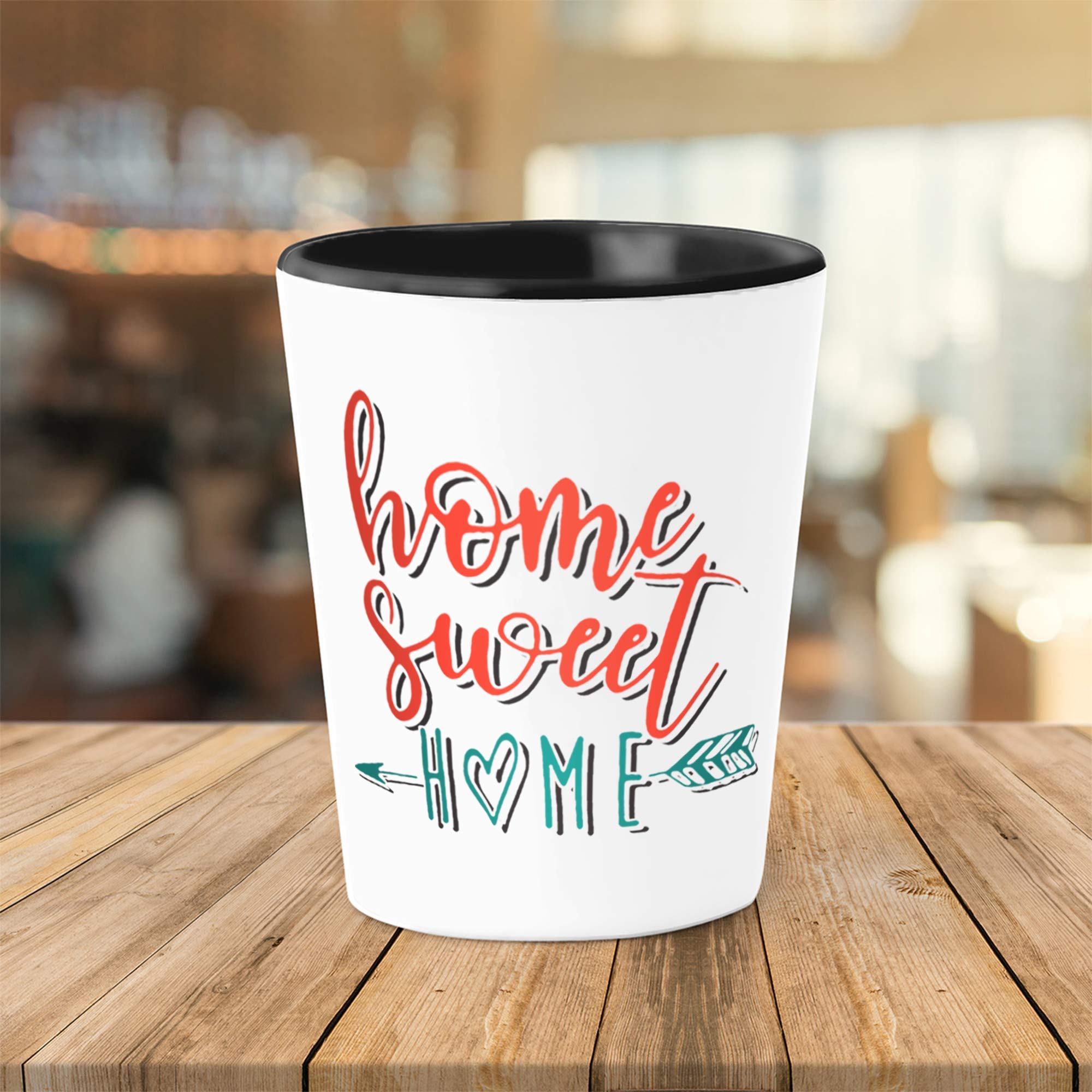 Bubble Hugs Family Love Shot Glass Set - Home Sweet Home Gift for Newlyweds & Housewarming - Fun Family Present for Couples & New Homeowners - Perfect for Celebrations, Parties & Home Decor