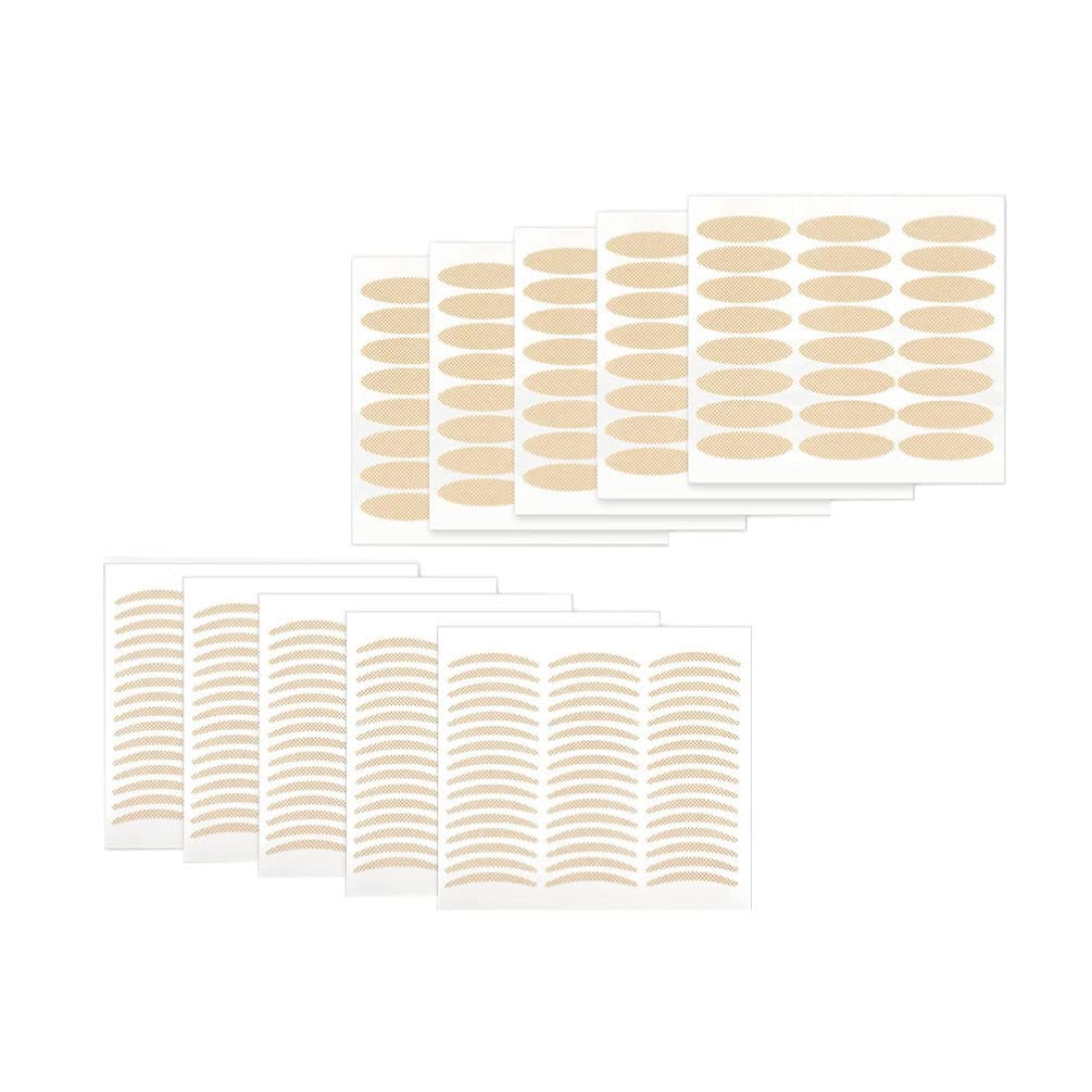HEALLILY Invisible Double Sided Eyelid Tape - 40 Sheets Mesh Eyelid Stickers, Self-Adhesive Eyelid Lifter Strips for Droopy Monolids - Perfect for Asian Eyes, Natural Eye Lift & Makeup Enhancement