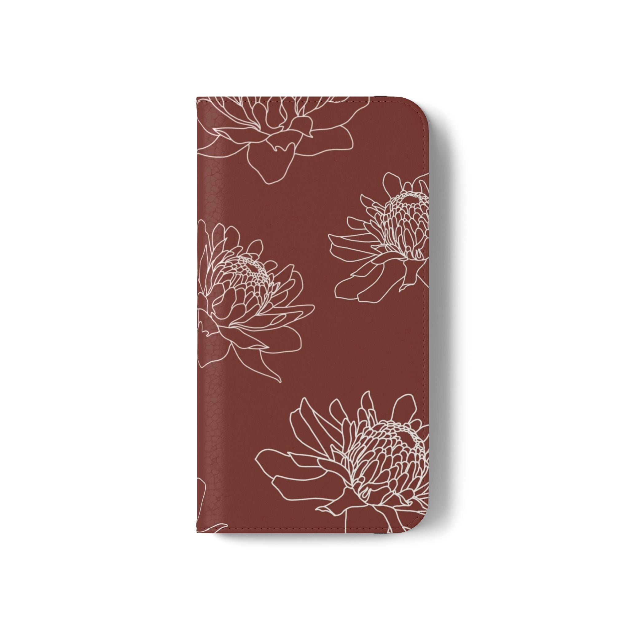 Torch Ginger Folio Case - Elegant & Durable Phone Cover for iPhone & Samsung - Perfect for Travel, Work & Everyday Use