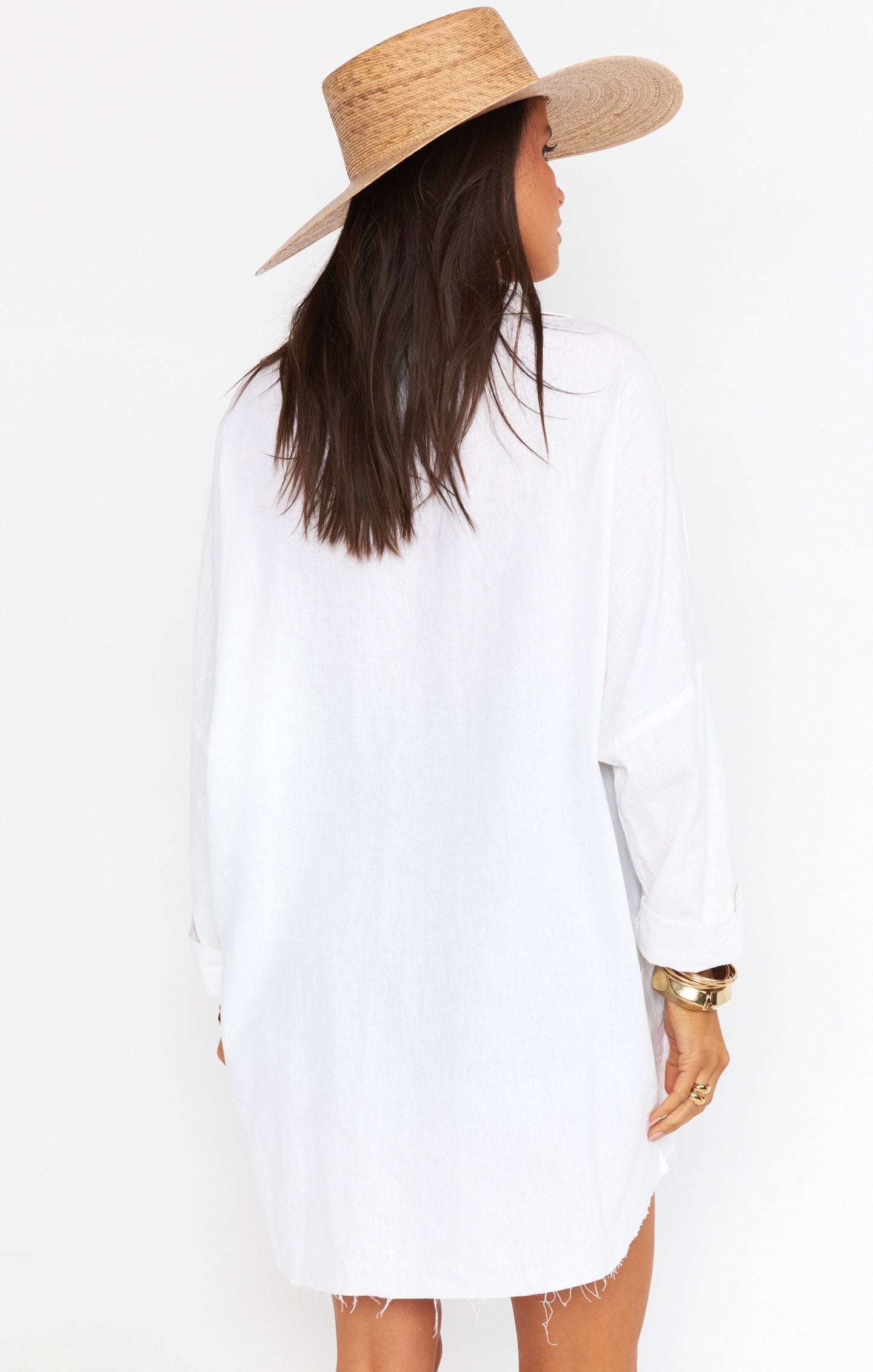 John's Classic White Linen Button Down Shirt for Men - Breathable Summer Office & Casual Wear