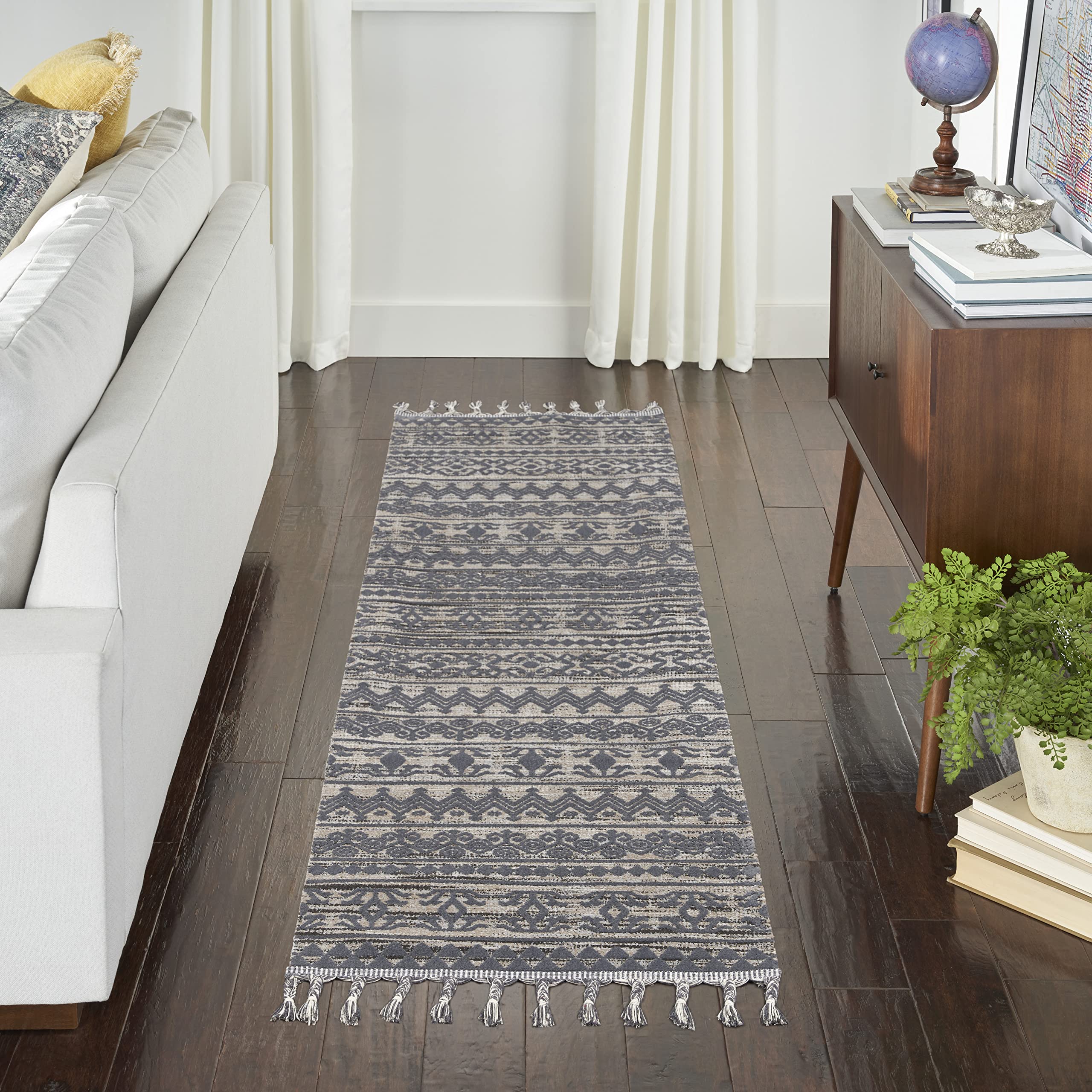 Nourison Asilah Mocha/Charcoal 2'2