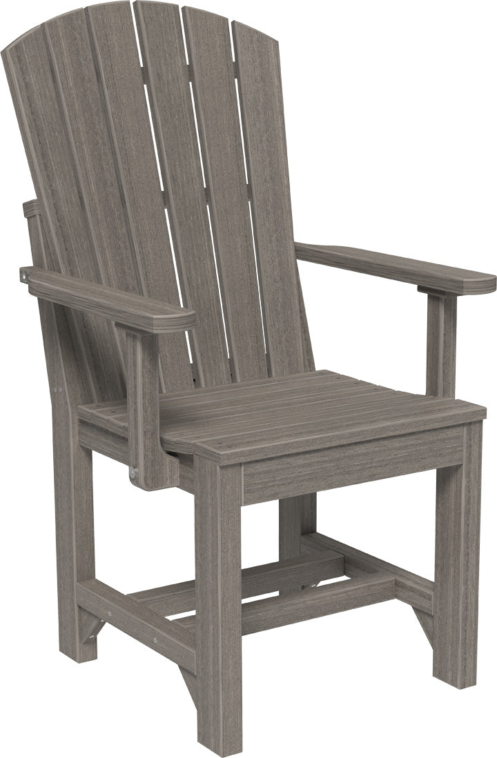 Premium Adirondack Arm Chair - Outdoor Dining Height, Weather-Resistant & Comfortable - Perfect for Patio, Deck, Garden, and Backyard Relaxation