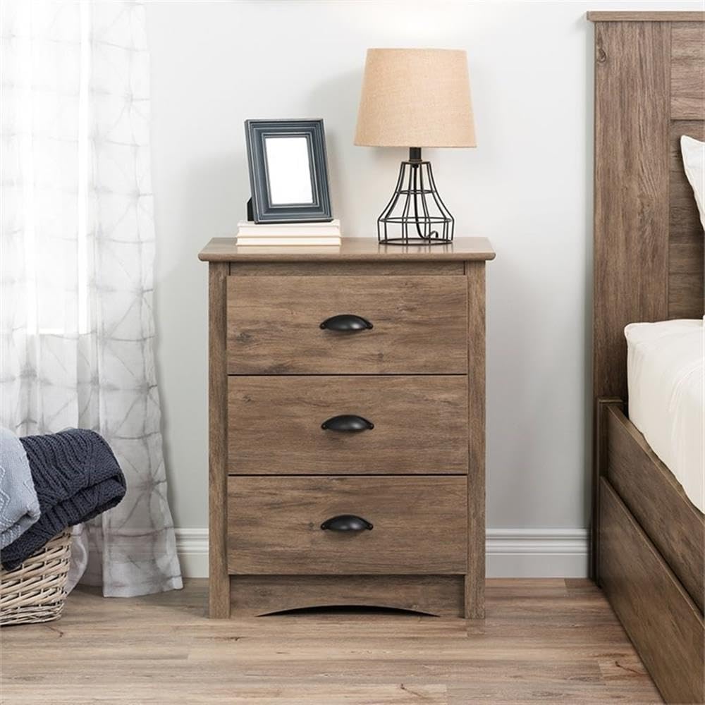 Home Square 3-Piece King Bedroom Set with Storage Platform Bed & 2 Nightstands with 3 Drawers - Perfect for Master Bedroom Organization & Space Saving