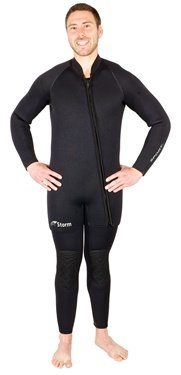Storm Men's 7mm 2-Piece Step-in Scuba Wetsuit XX-Large - Premium Dive Suit for Cold Water Scuba Diving & Spearfishing