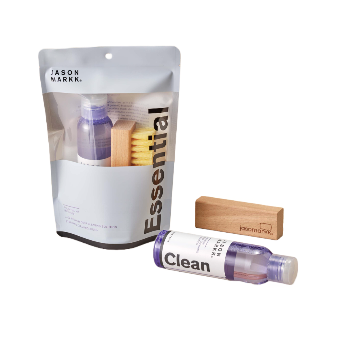 Jason Markk Essential Kit - Premium Shoe Cleaning & Care Set for Sneakers, Boots & Leather Shoes | Perfect for Daily Cleaning, Stain Removal & Shoe Protection