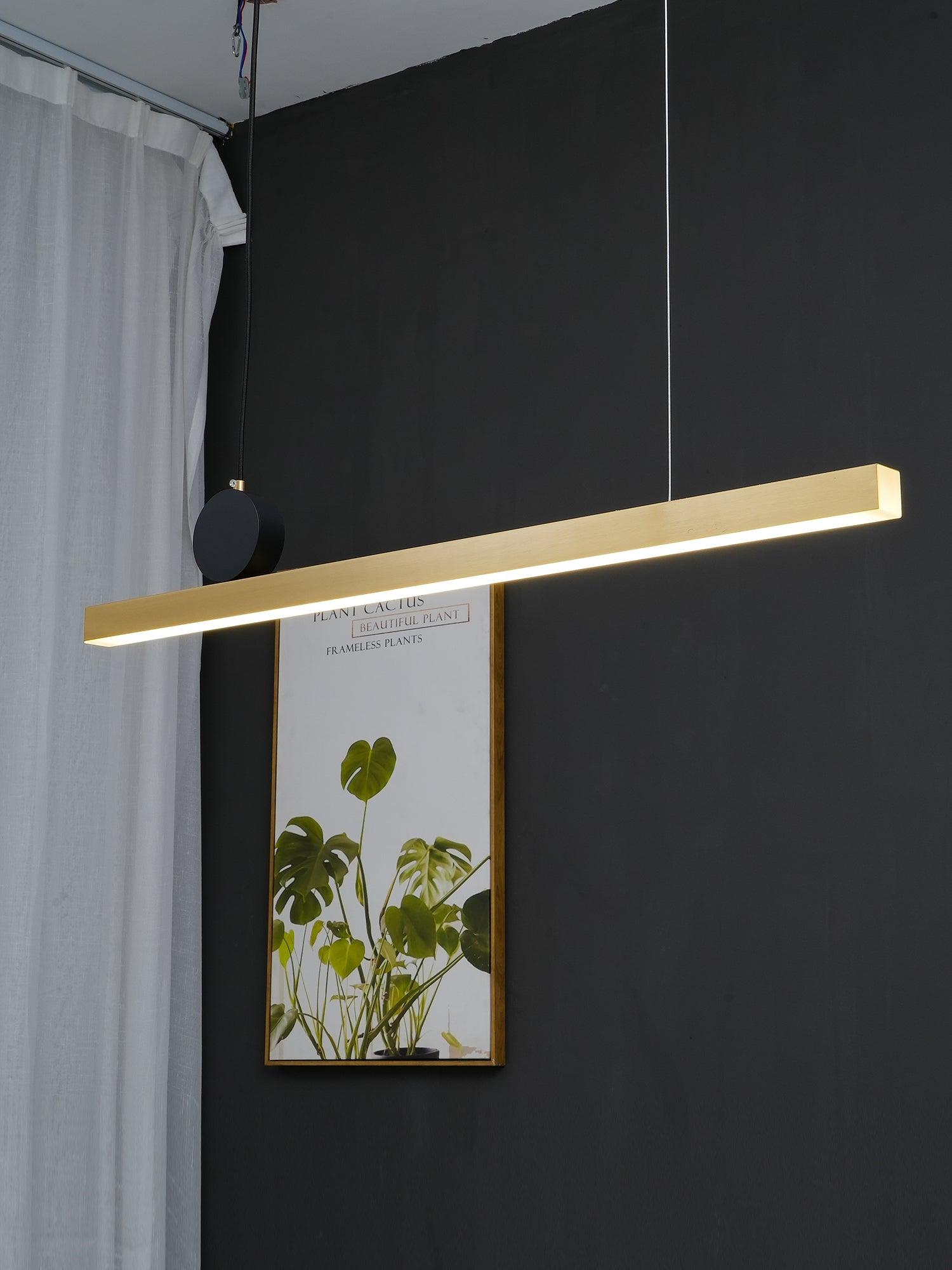 Modern Cale Suspension Lamp - Industrial Style Pendant Light for Kitchen Island, Dining Room & Living Room Decor - Adjustable Hanging Ceiling Fixture