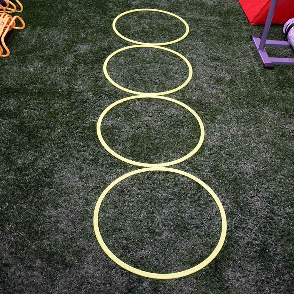 XLR8 Agility Rings - Speed Training Cones for Soccer, Football & Fitness Drills - Perfect for Athletes, Kids & Outdoor Sports Practice