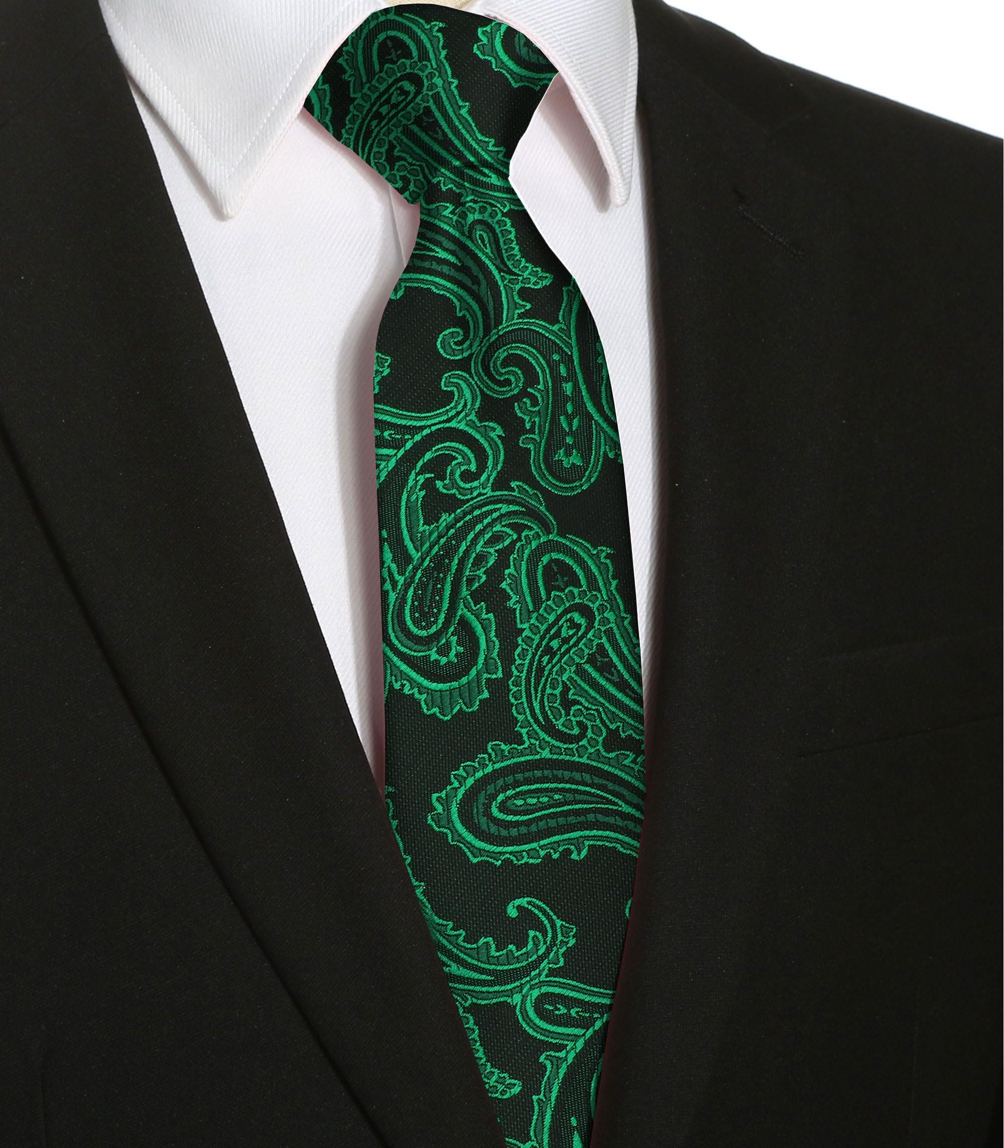 KissTies Skinny Tie 2.4'' Slim Necktie for Men - Premium Silk Tie with Gift Box - Perfect for Weddings, Business Meetings & Formal Events