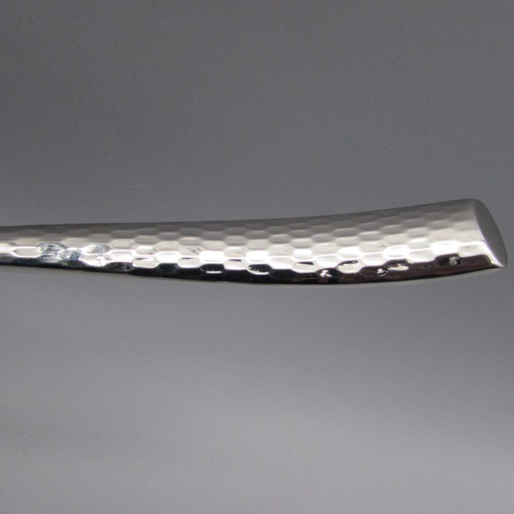 Premium Ricci Argentieri Anvil 20-Piece Stainless Steel Flatware Set - Elegant Silverware for Fine Dining, Weddings & Formal Occasions