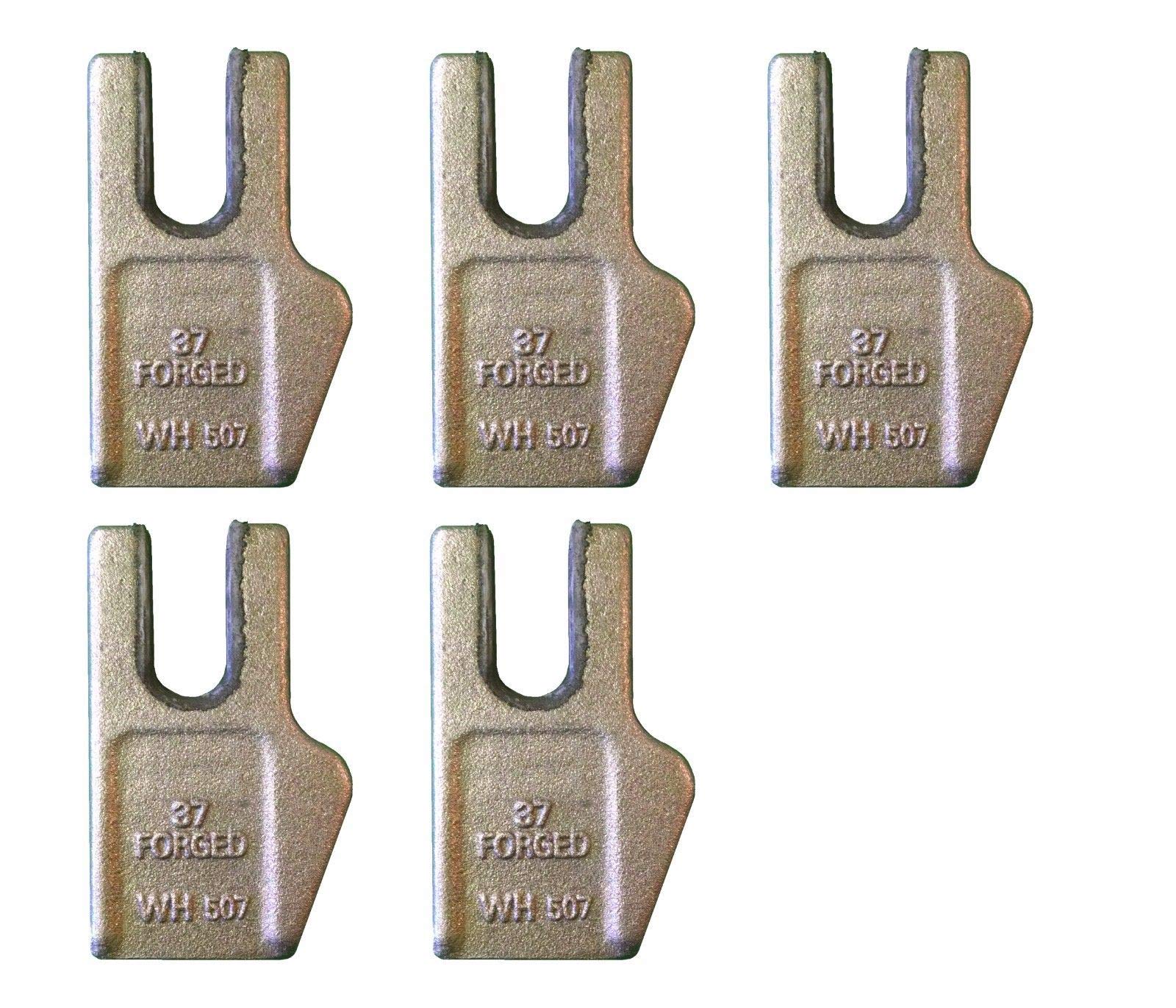 5-Pack Pengo Auger Teeth 140027 Gage Tooth - Size 35 Replacement for CS & AG Aggressor Augers - Perfect for Digging, Trenching & Construction Projects