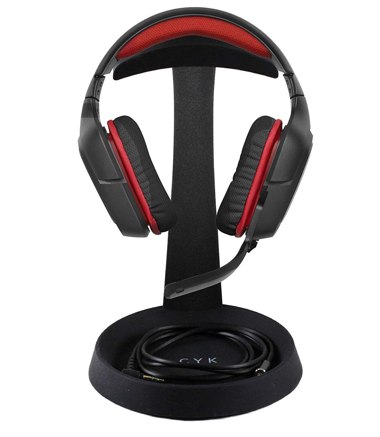 Navitech Premium Steel Headphone Stand - Compatible with Jabra Mark Style Edition & Jabra Elite 85h - Over Ear & On Ear Headphone Holder - Perfect for Office, Gaming Setup, and Home Organization