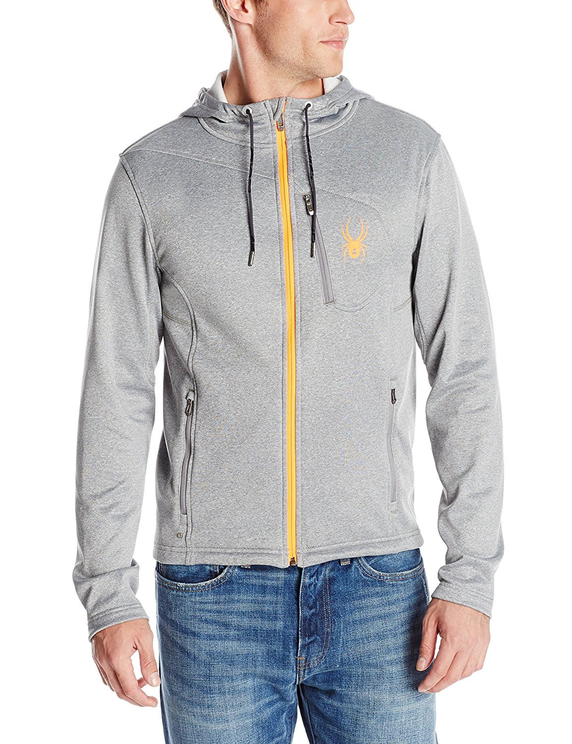 Spyder Men's Strato Hoody - Lightweight Waterproof Ski Jacket for Winter Sports & Outdoor Activities