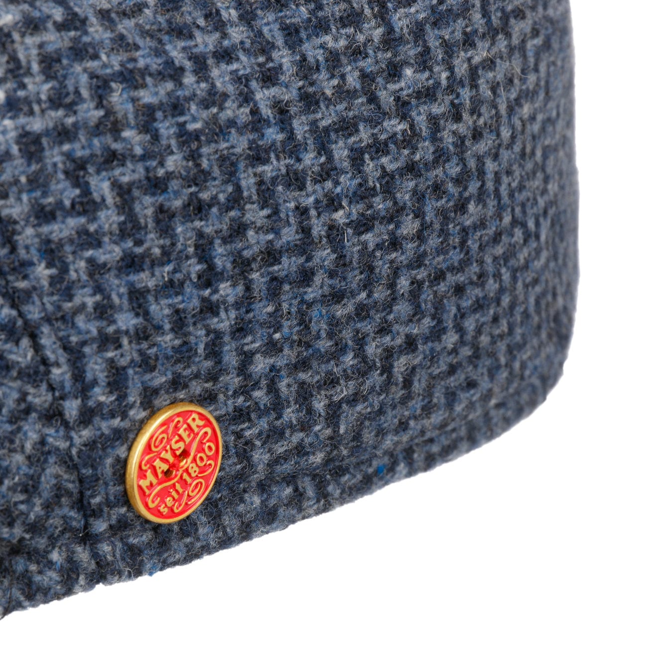 Stylish Merlino Zigzag Flat Cap with Ear Flaps by Mayser - Warm Winter Hat for Men & Women - Perfect for Outdoor Activities, Skiing, and Cold Weather Fashion