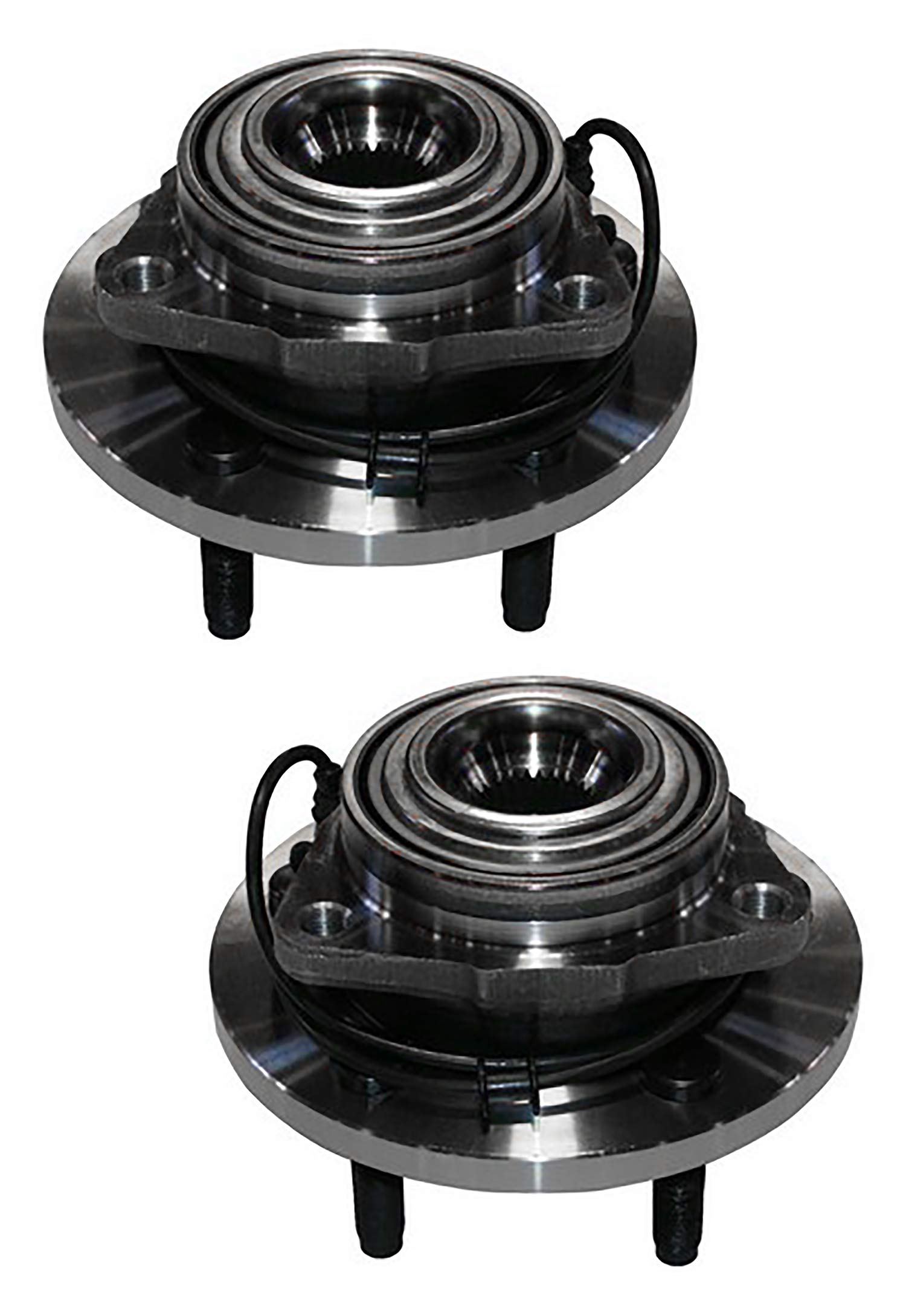 Dodge Durango 2004-2005 Front Wheel Hub Bearing Assembly Set of 2 - Replacement for 4WD & 2WD Models - Perfect for Off-Roading, Daily Commuting & Winter Driving
