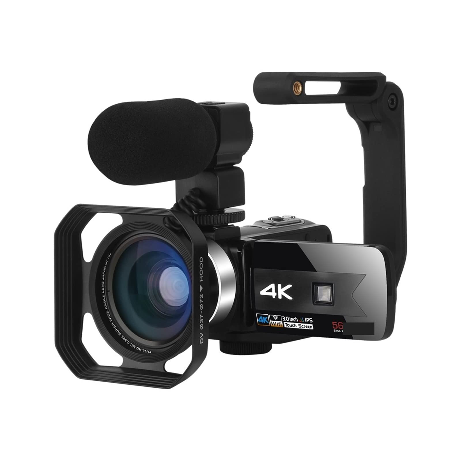 **AUBEST 4K Night Vision Camcorder with 128GB SD Card - Portable Digital Video Camera for Outdoor Vlogging, IR Recording & Photography (2nd Gen) - Perfect for Travel, YouTube & Home Security**