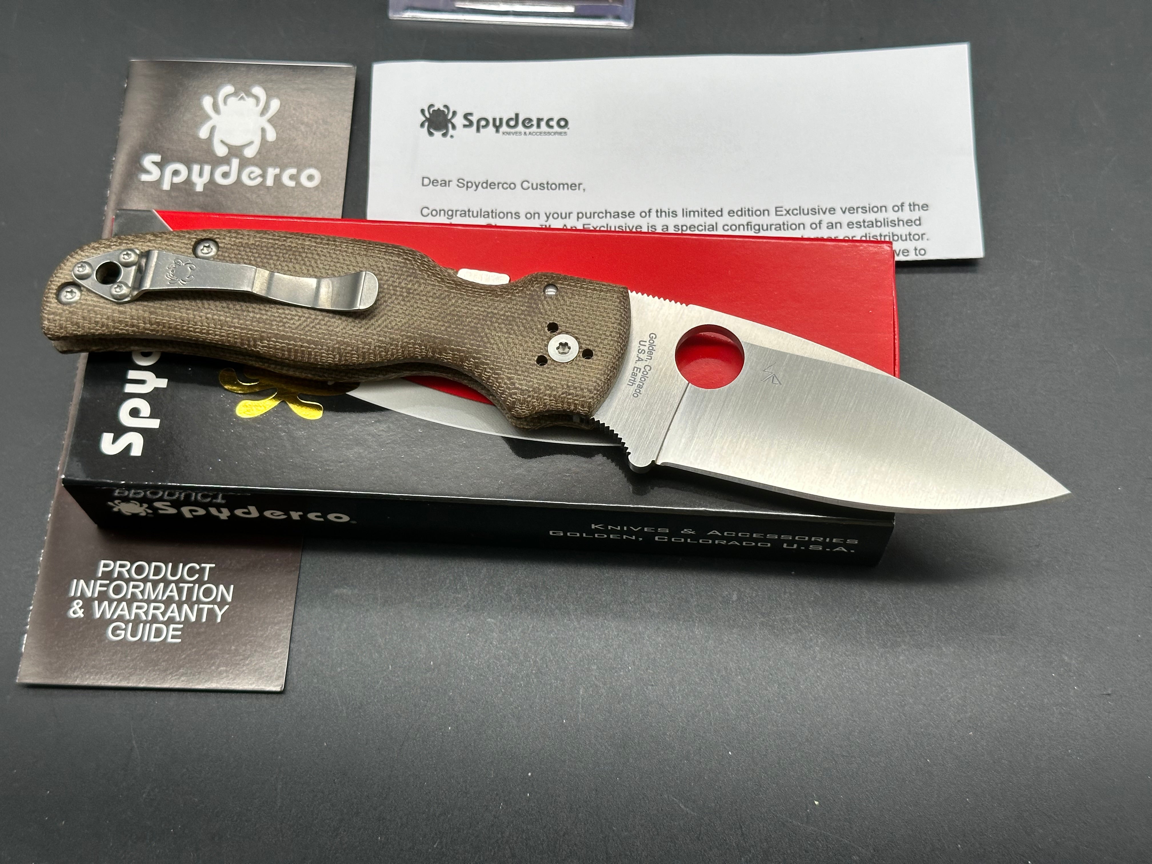 Spyderco Shaman Folding Knife - 3.6