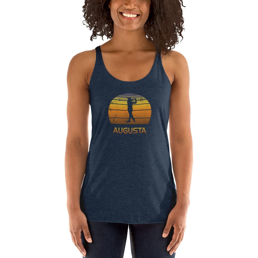 Augusta Golf Fan Women's Racerback Tank Top - Comfortable Athletic Golf Shirt for Women Golfers - Perfect for Golf Outings, Practice & Casual Wear
