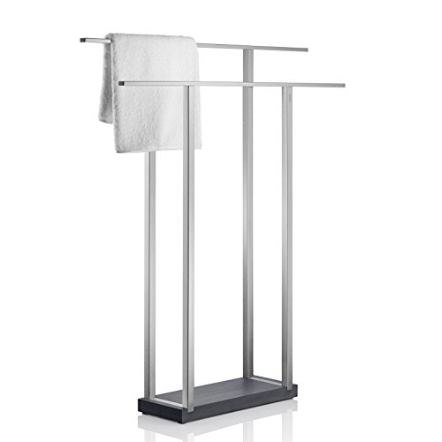 Stainless Steel Towel Rack - Matte Finish, 44-Inch Wide Bathroom Organizer for Modern Living Spaces | Perfect for Bathrooms, Kitchens & Laundry Rooms