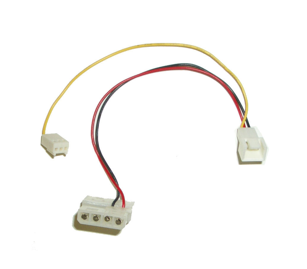 3 Pin to 4 Pin PWM Fan Adapter with RPM Sensor - CB 334 - Perfect for PC Cooling, Case Fans, and Computer Builds