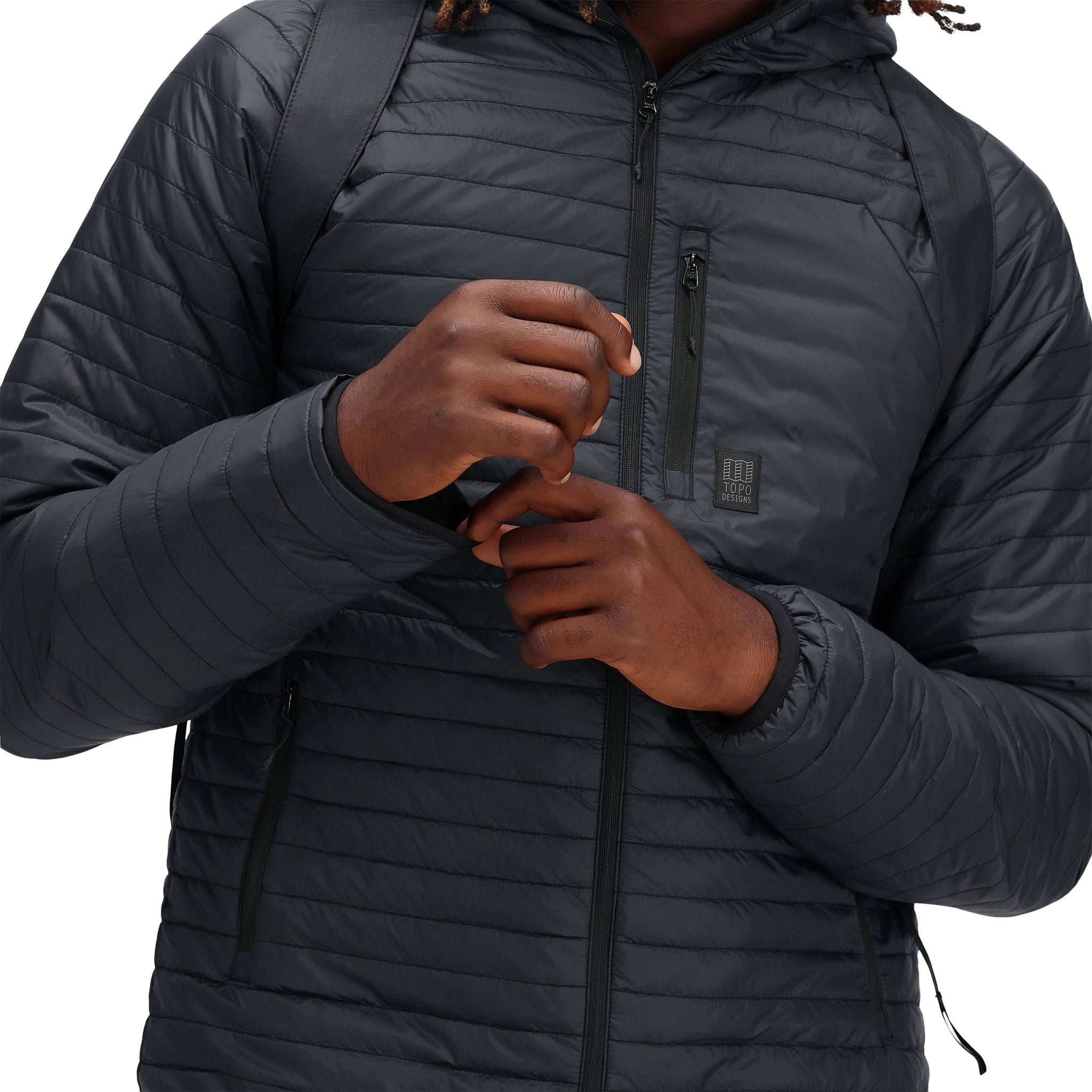 Global Puffer Hoodie for Men - Lightweight Winter Jacket with Hood - Perfect for Outdoor Activities & Casual Wear