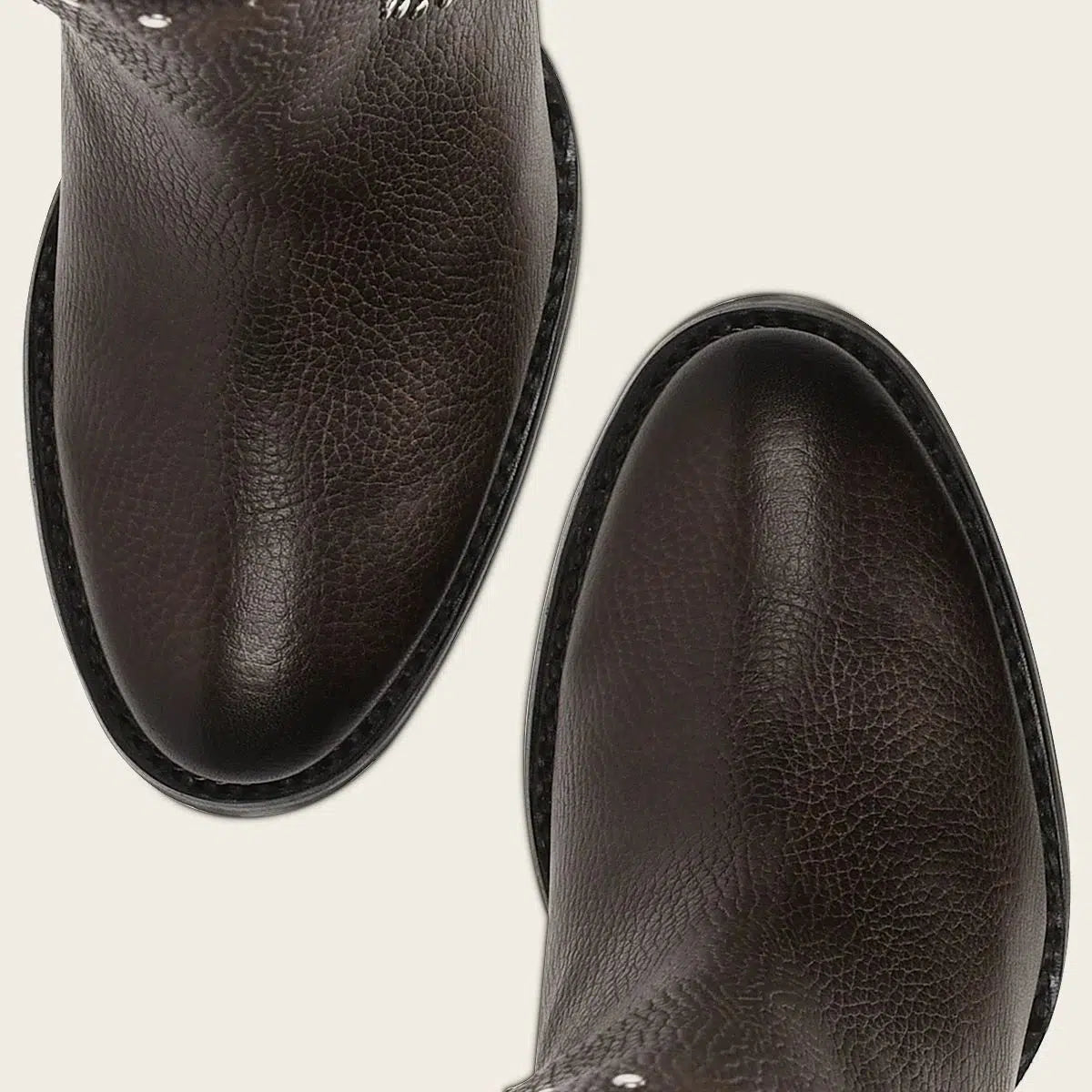 4N01RS Women's Black Fashion Western Leather Studded Ankle Booties - Perfect for Cowgirl Outfits, Country Concerts & Casual Wear