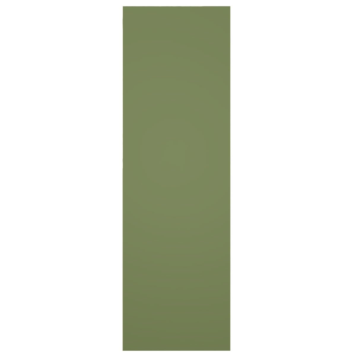 Ekena Millwork TFP001AC12X077MG True Fit PVC Center Circle Arts & Crafts Fixed Mount Shutters - 12x77 Inches Moss Green - Perfect for Living Room, Bedroom & Home Decor (Pair, Hardware Not Included)