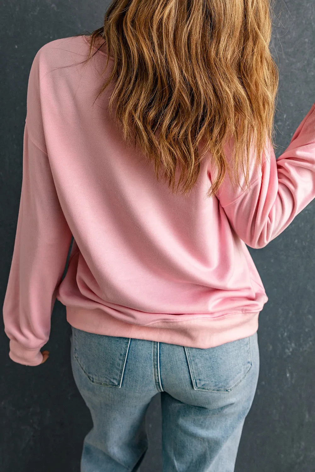 Game Day Round Neck Long Sleeve Sweatshirt - Comfortable Pullover for Sports Fans, Casual Wear & Outdoor Activities
