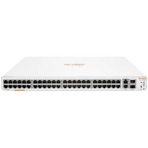 Aruba Instant On 1960 48G 2XGT 2SFP+ Managed Switch - 48 Port Gigabit Ethernet + 4x 10G SFP+ Ports - Layer 2 Network Switch for Small Business & Enterprise - Rack Mountable for Data Centers & Office Networks