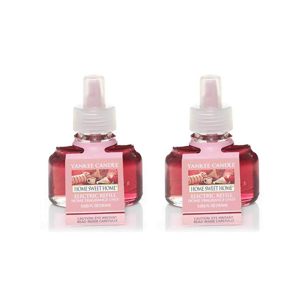 Yankee Candle Scent Plug Refill - Home Sweet Home Fragrance (2-Pack) | Air Freshener for Living Room, Bedroom & Office