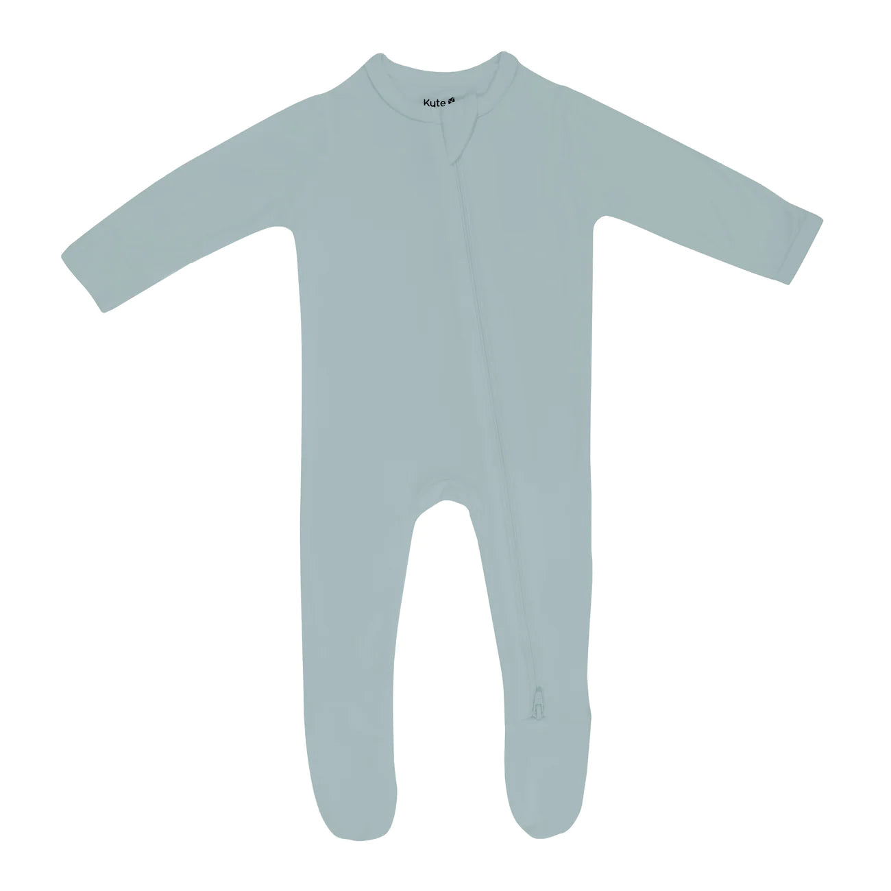 Zippered Footie Pajamas for Babies & Toddlers - Soft & Cozy Glacier Blue Sleepwear - Perfect for Nursery, Bedtime & Winter Comfort