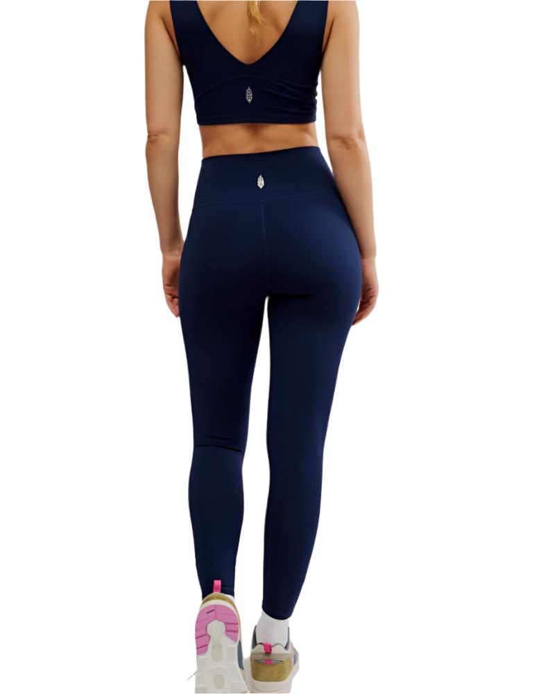 Never Better High Waist 7/8 Yoga Leggings for Women - Moisture Wicking Workout Pants - Perfect for Yoga, Running, Gym & Lounge Wear