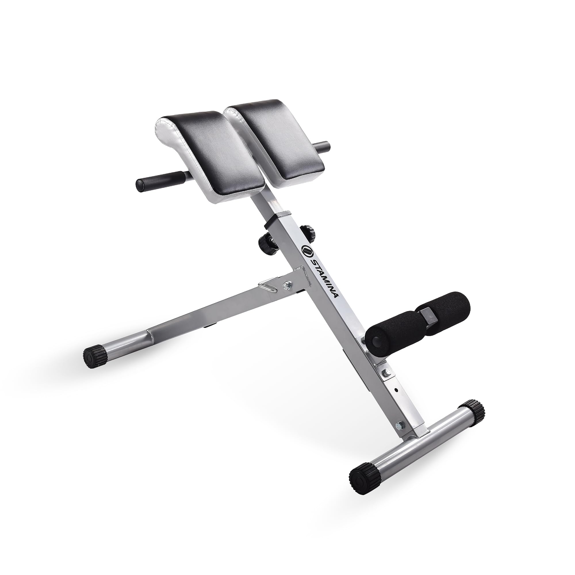 Stamina Hyperextension Bench 2014 - Adjustable Foldable Roman Chair for Home Gym, Core & Back Workouts - 250 lbs Weight Capacity - Perfect for Strength Training, Rehabilitation & Fitness Enthusiasts