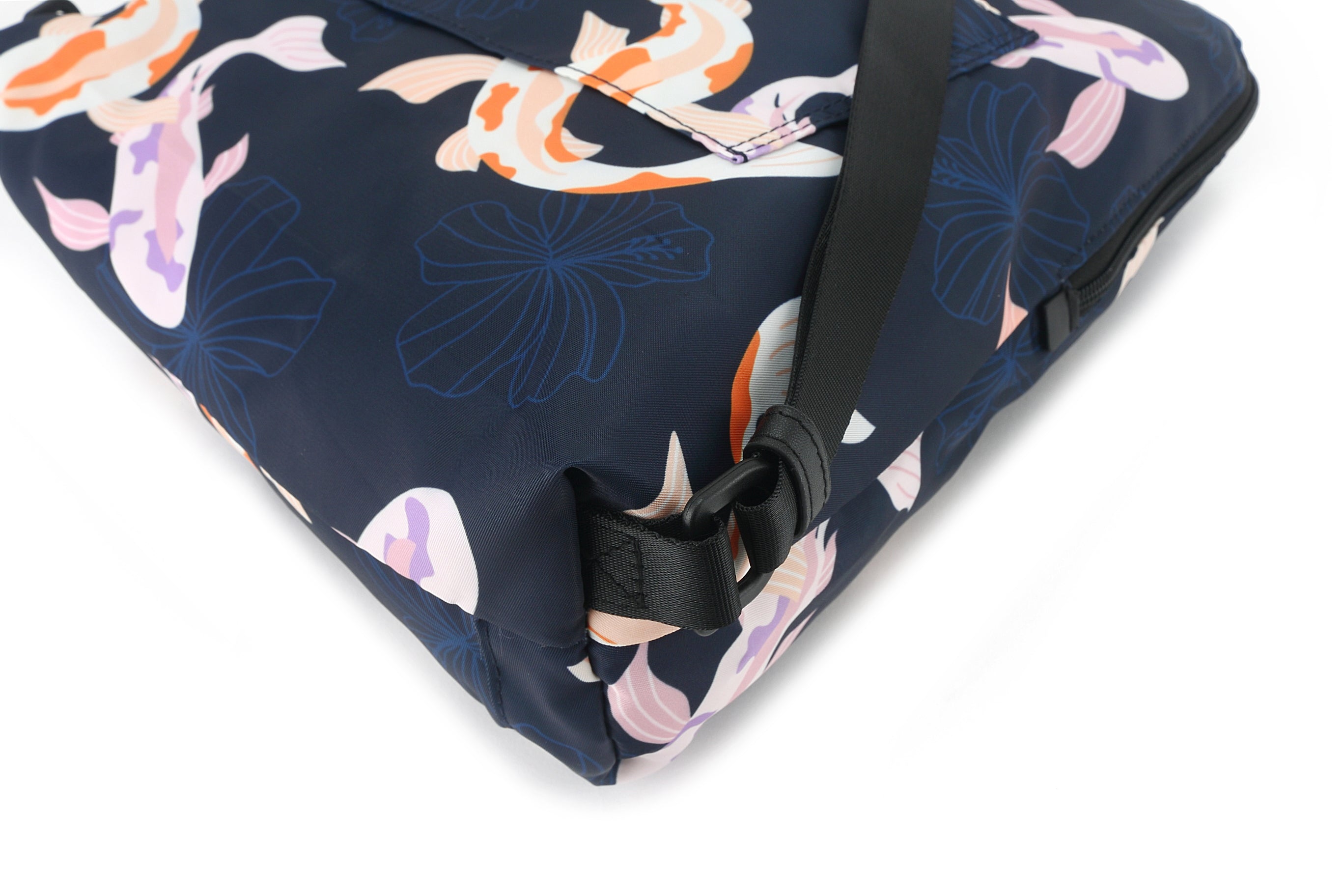 Kelly Koi Navy Backpack - Stylish & Durable School, Travel & Work Bag for Men & Women | Perfect for College, Commuting & Outdoor Adventures